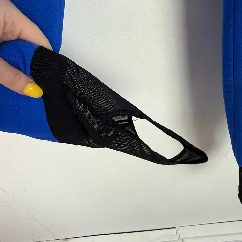 Vintage Obermeyer Sport Wool Blend Stirrup Ski Snow Pants Blue Size 12 EUC - Picture 4 of 10